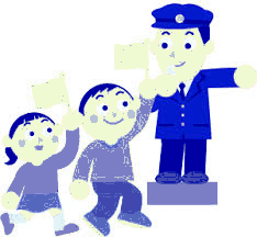 Policjant pomaga dzieciom